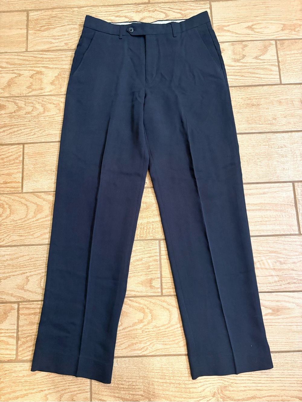 Ballin Men's 32x32 Blue Relax Flat
Front Textured Dress Pants
Luxury Golf Slacks